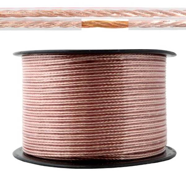 Kabel przewód głośnikowy LEXTON 2x0,5 Cu-OFC - 1m