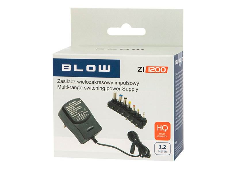 Zasilacz impulsowy z reg. napięcia 3-12V 1,2A BLOW