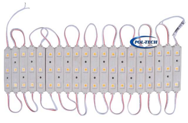 Moduł 3x LED 5050 - 12V wodoodporny - zielony