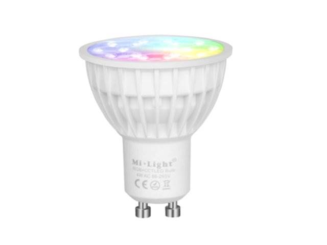 Żarówka Mi-Light GU10 / 4W RGB + CCT - FUT103