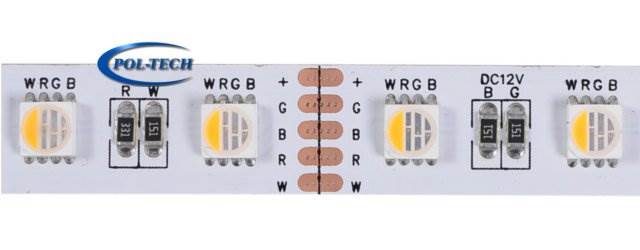 Taśma LED 5050 RGBW 300 LED 5m + biała ciepła IP20