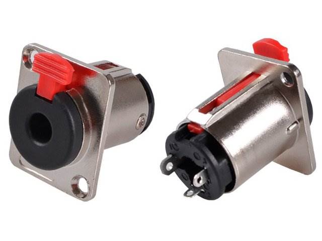 Gniazdo Jack 6,3mm STEREO montażowe Talvico