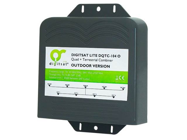 Sumator QUAD + TV naziemna DIGITSAT zewnetrzny 