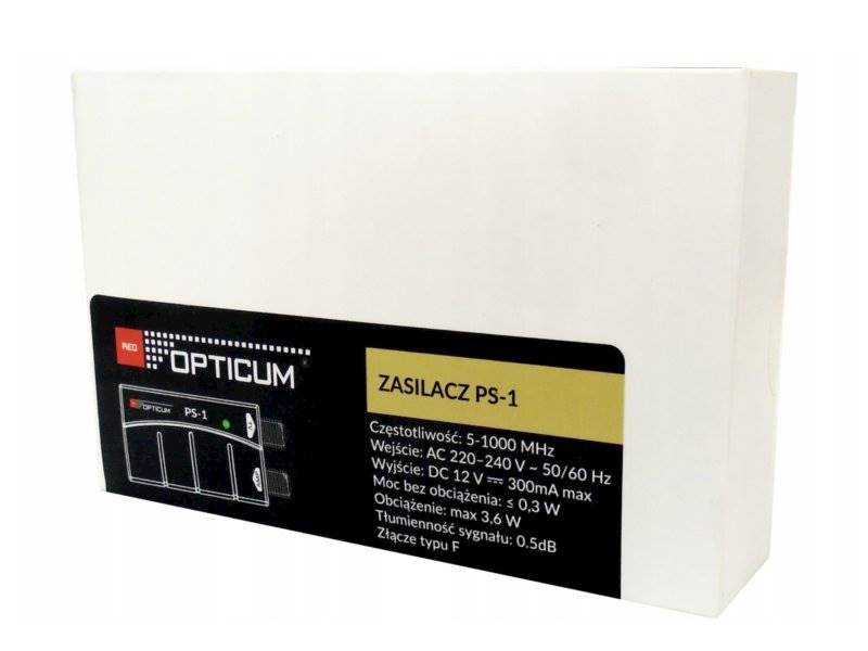 Zasilacz antenowy 12V / 300mA PS-1 OPTICUM 