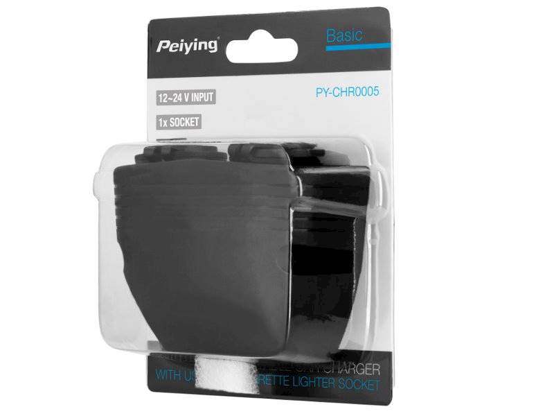 Ładowarka samochodowa 2xUSB+ gniazdo zapalniczki