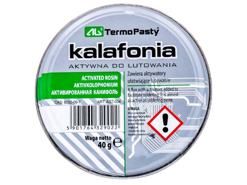 ZESTAW 1 do lutowania - cyna kwas kalafonia pasta