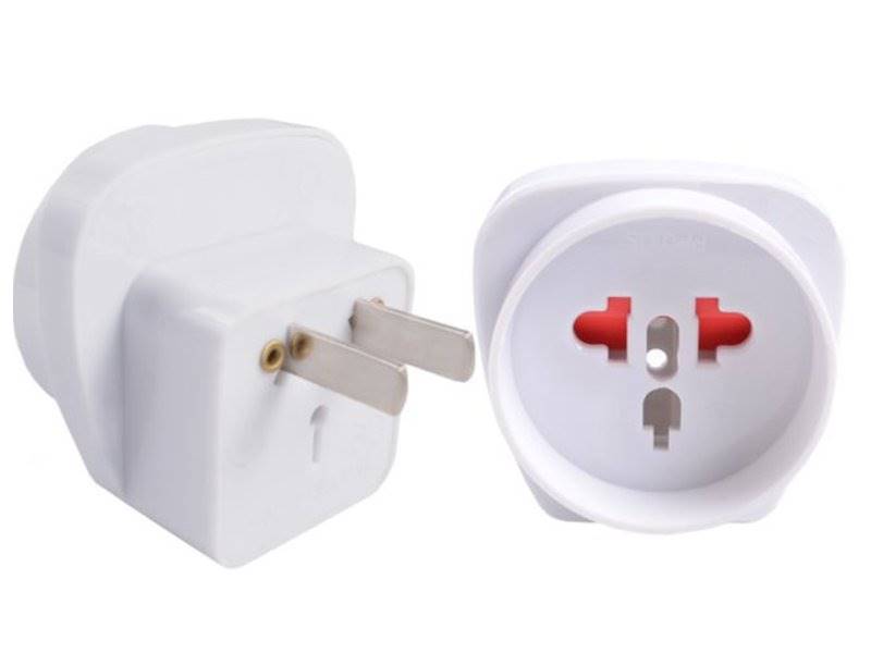 Adapter podróżny sieciowy USA wt. - PL / UK gn.