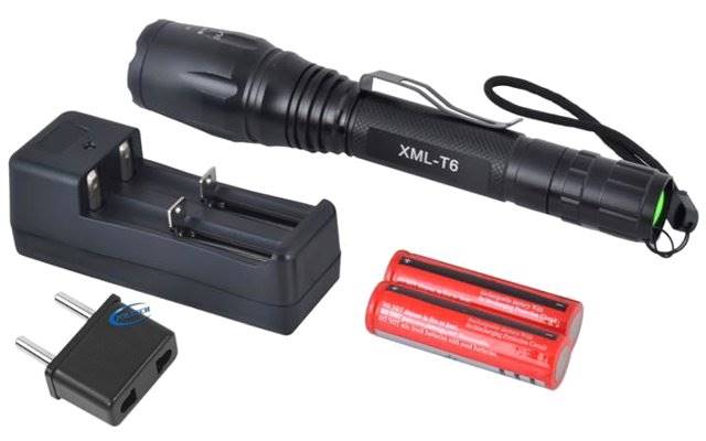 LATARKA LED Z ZOOM EXTRA T8 / 10W na 2 akumulatory