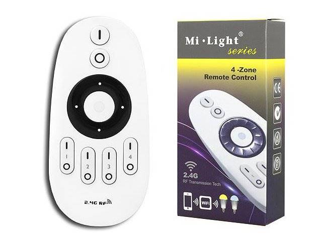 Pilot do taśm LED radiowy 4 strefowy Mi-Light CCT