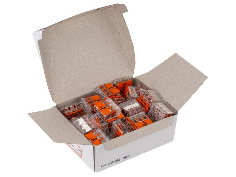 WAGO na 3 - szybkozłączka 3x 0,5-6mm 221-613 30szt