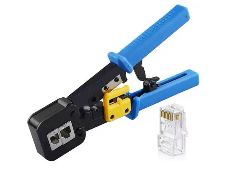 Zaciskarka wtyków przelotowych RJ45 8P 4P KD-376Z