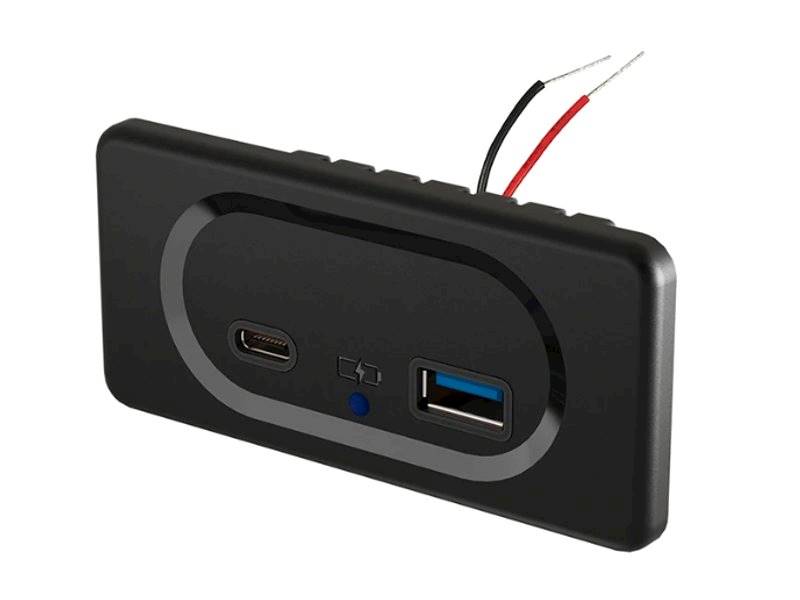 Ładowarka montażowa Panel na USB C QC3.0