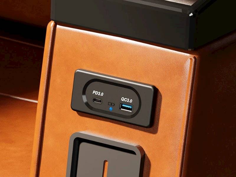 Ładowarka montażowa Panel na USB C QC3.0