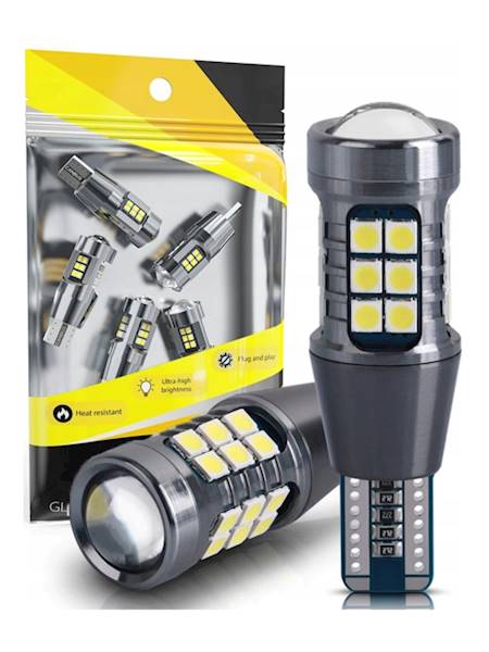 Żarówka samochodowa LED W16W T15 Canbus