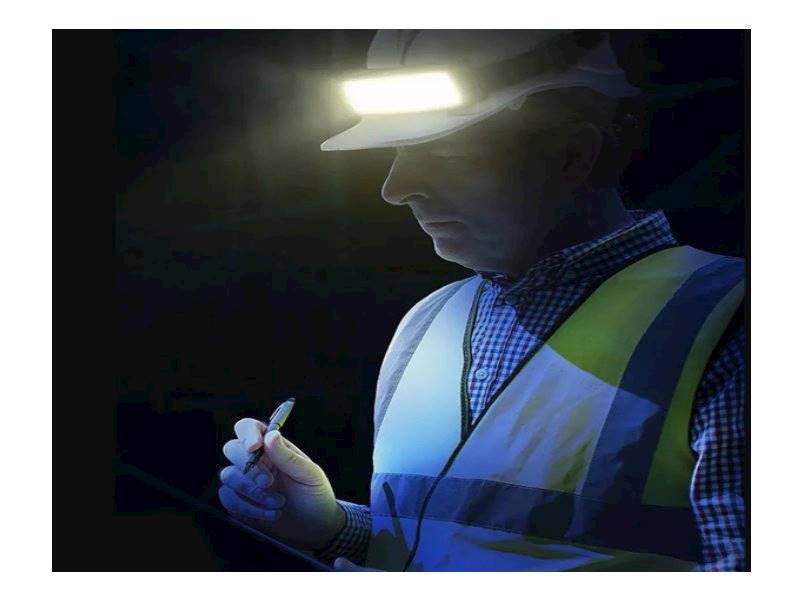 LATARKA CZOŁOWA Z PASKIEM LED 10W