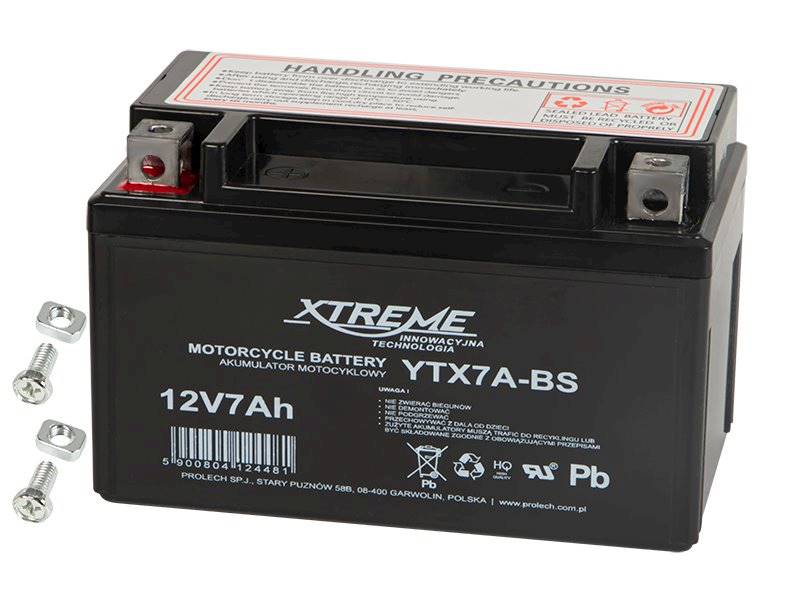 Akumulator żelowy motocyklowy 12V / 7Ah XTREME