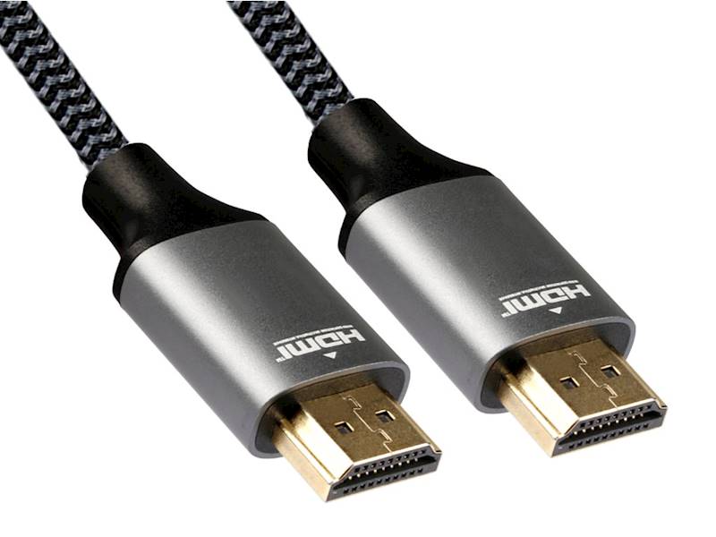 Kabel Przyłącze HDMI-HDMI 8k 5m plecionka