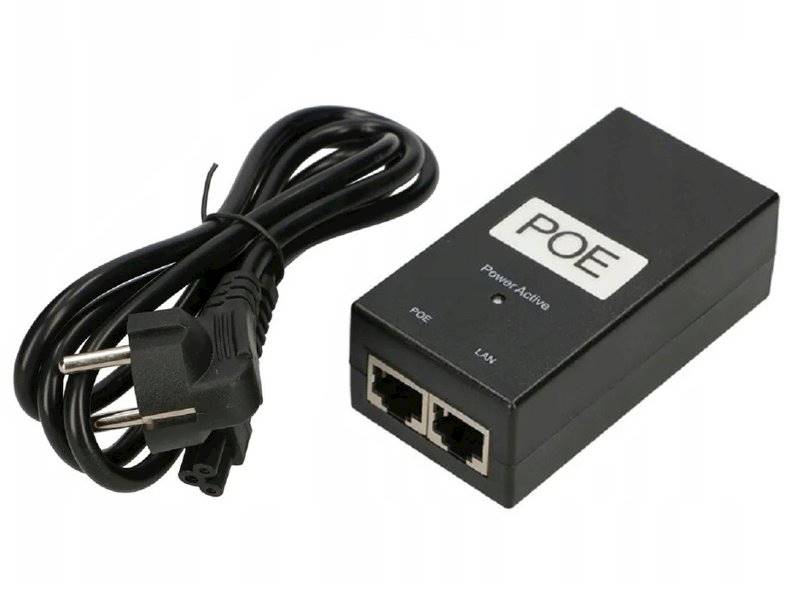 Zasilacz po skrętce POE-48/NX 48V DC 24W