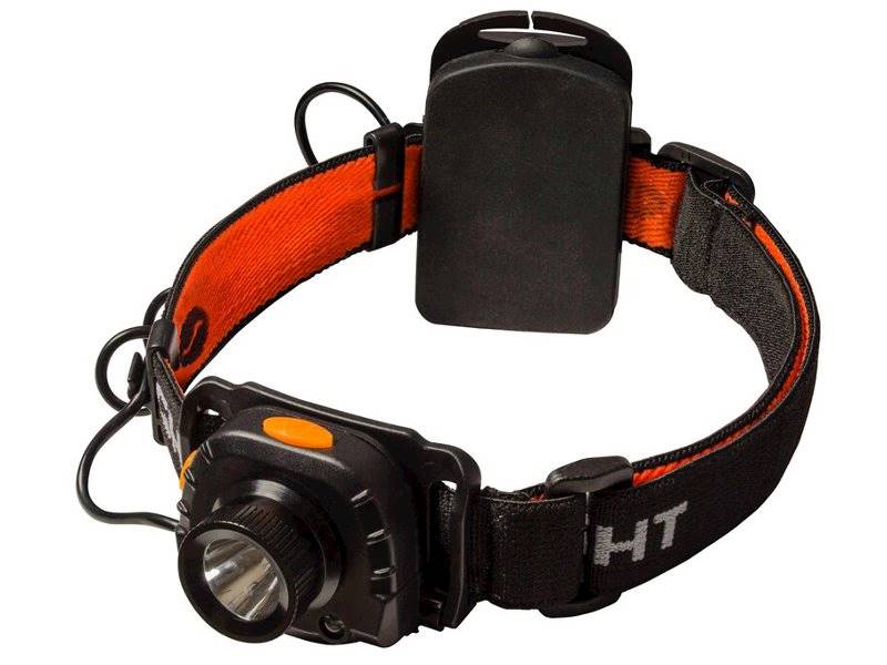 Latarka nagłowna czołowa LED SOLIGHT 3W + sensor