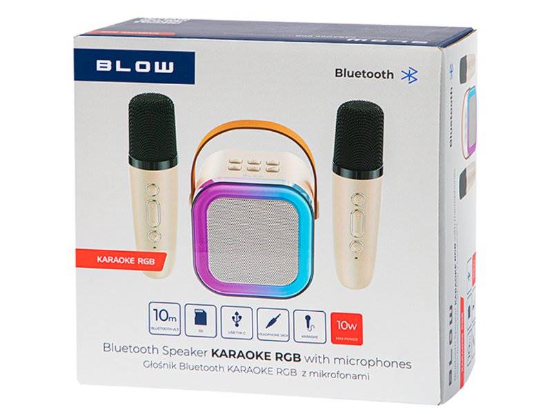 GŁOŚNIK Bluetooth Karaoke + mikrofony