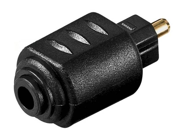 Adapter optyczny wtyk TOSLINK - gniazdo JACK