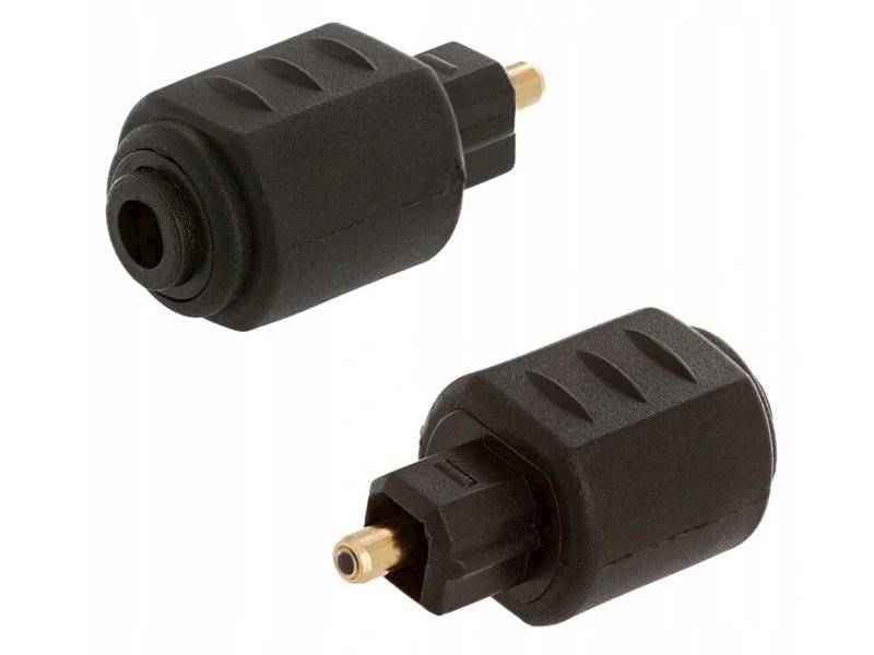 Adapter optyczny wtyk TOSLINK - gniazdo JACK