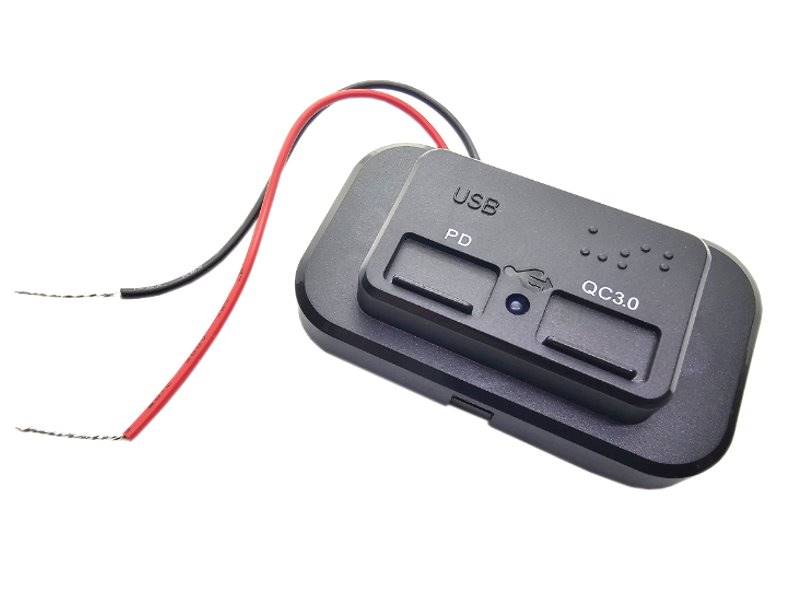 Ładowarka montażowa Panel na USB C QC 3.0 napow.