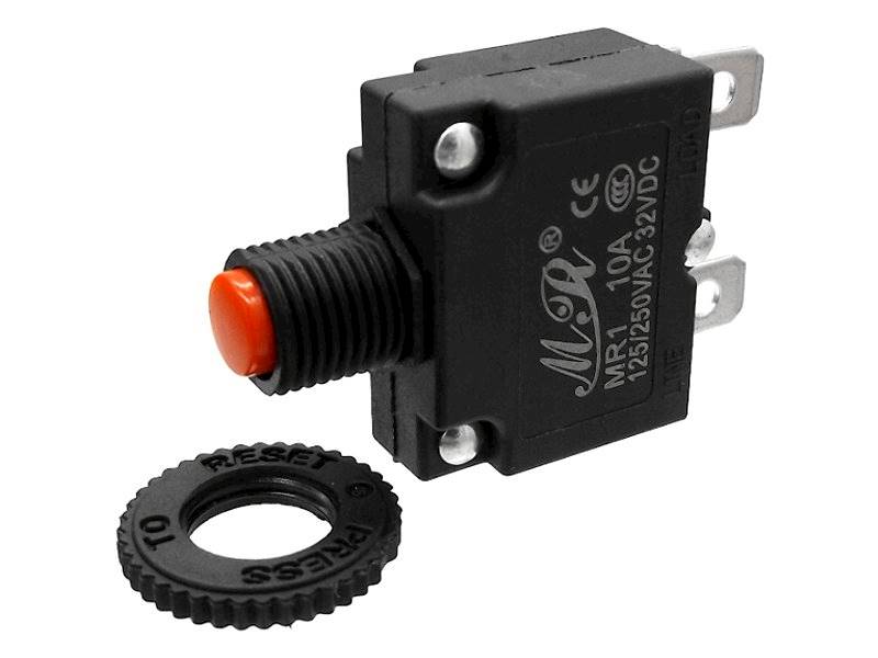 WYŁĄCZNIK NADPRĄDOWY BIMETALICZNY MR1 15A 250V