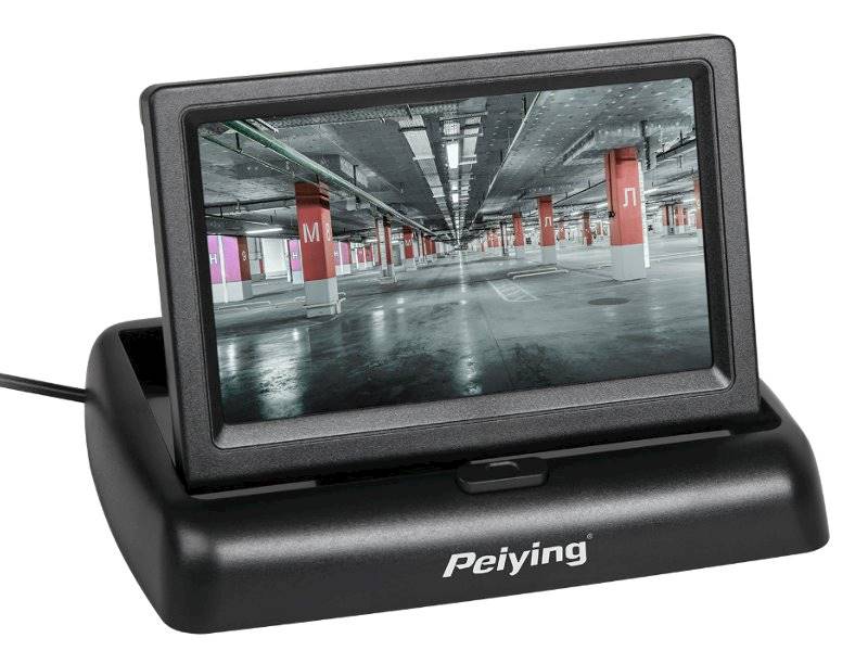 Monitor samochodowy składany PEIYING 4,3"