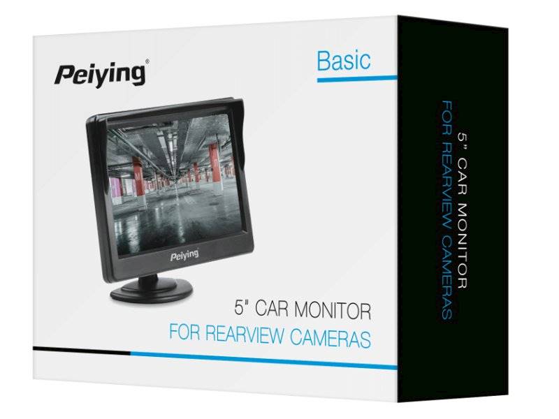 Monitor samochodowy PEIYING 5" 
