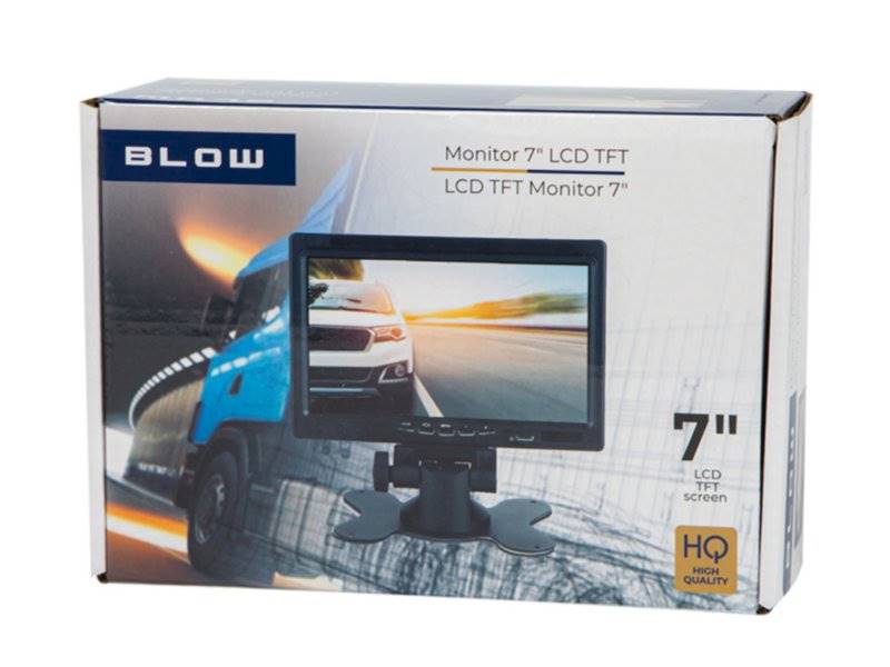 Monitor LCD do kamery cofania 7" 
