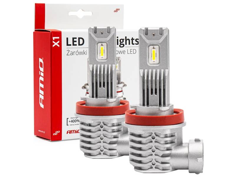 Żarówki samochodowe LED H8 / H9 / H11 mini AMIO