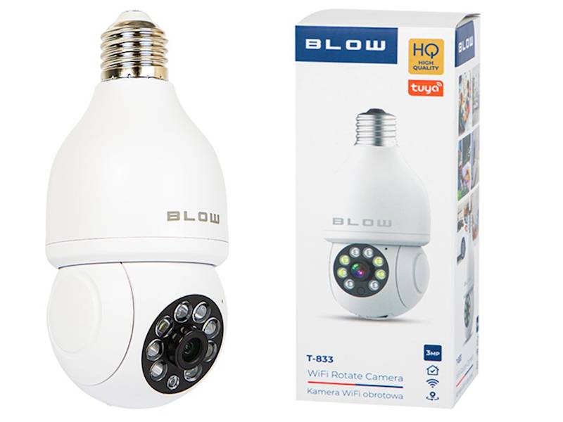 Kamera WiFi Tuya 3Mp BLOW na gwint żarówki T-833