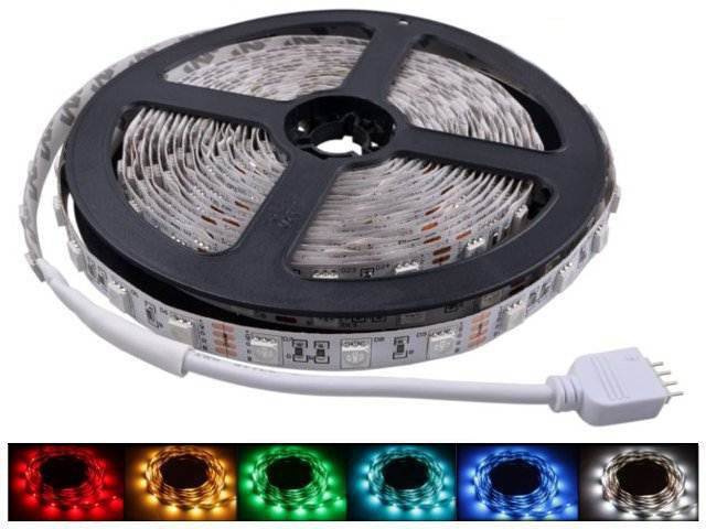 Taśma LED RGB 60LED/m dioda 5050 IP20 - rolka 25m
