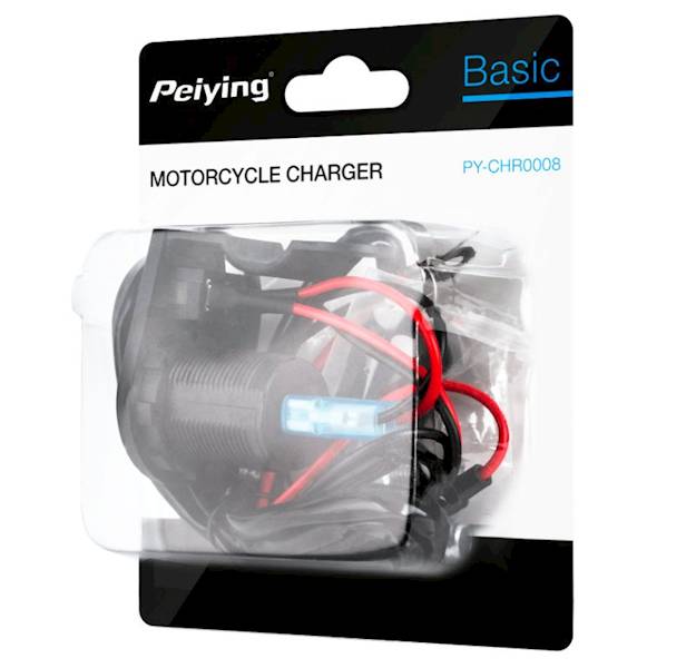Ładowarka motocyklowa 2x USB 12-24V 3,1A
