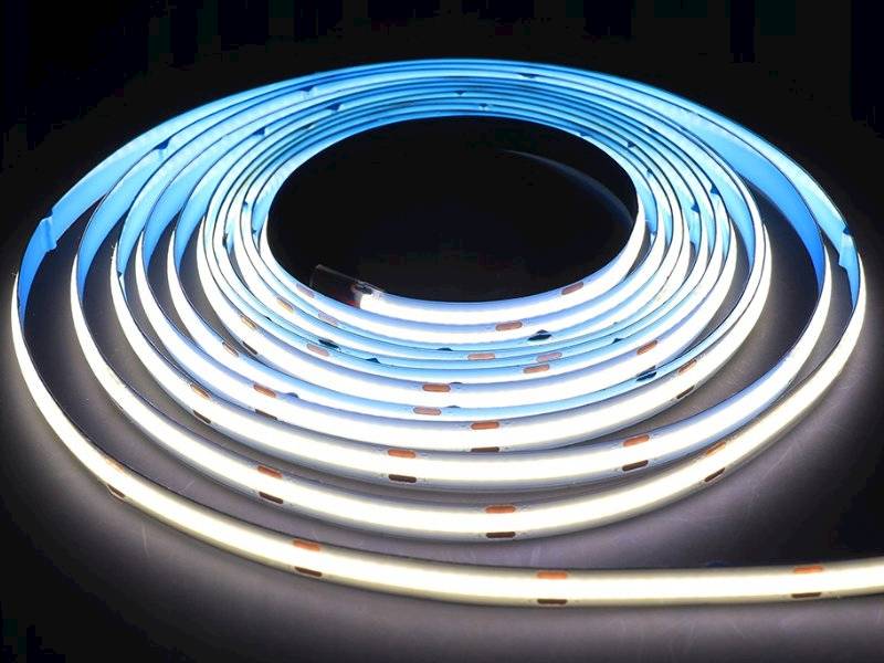 Taśma LED pasek COB 9W/1M 12V IP20 5m neutralna