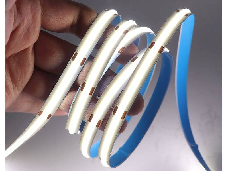 Taśma LED pasek COB 9W/1M 12V IP20 5m neutralna
