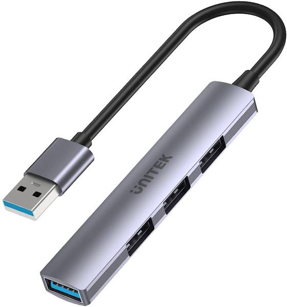 Unitek Hub USB-A 1x USB-A 5 Gbps, 3x USB-A 2.0