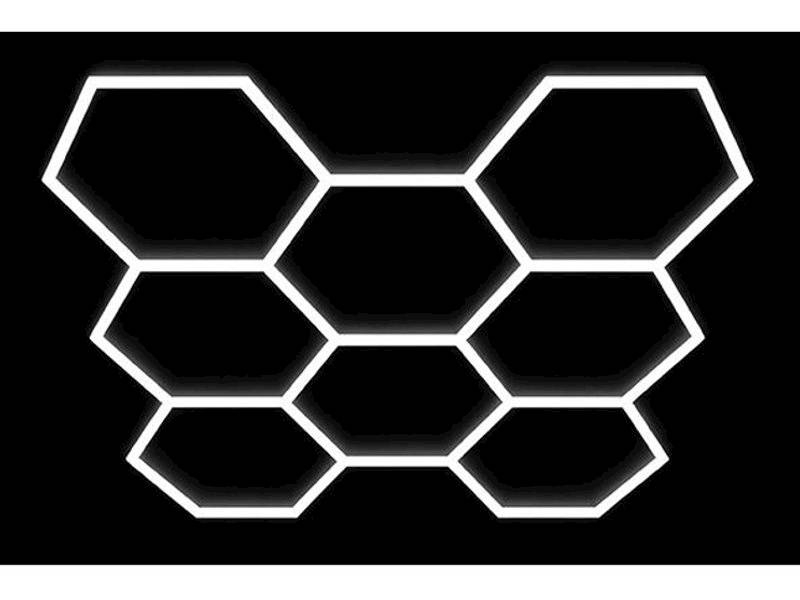 Lampa LED HEXAGON 8S - 252x238 - 280W 6500K zest