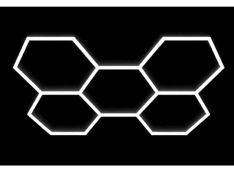 Lampa LED HEXAGON 5S - 168x238cm - 192W 6500K zest