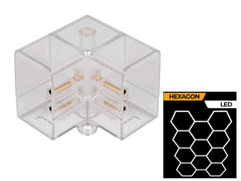 Łącznik do lamp Hexagon - TYP L 90 stopni