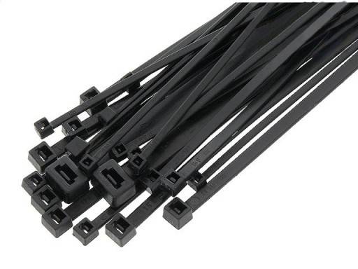 OPASKI ZACISKOWE - 7,6x540 ERKO - czarne - 100szt.