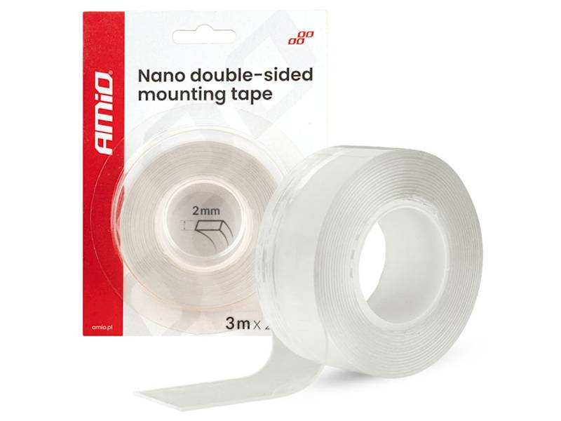 Taśma nano dwustronna 30mm x 3m x 1mm AMIO