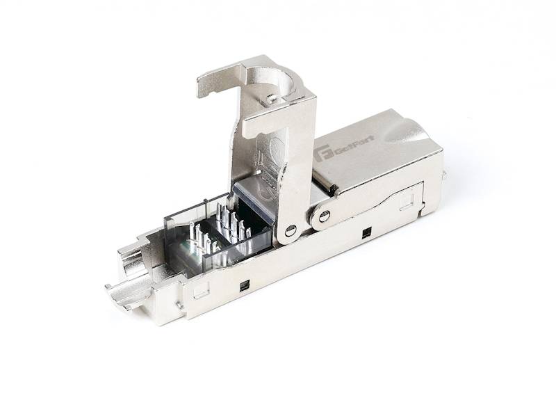 ŁĄCZNIK RJ45 GETFORT CAT.6A modularny beznarzędzio