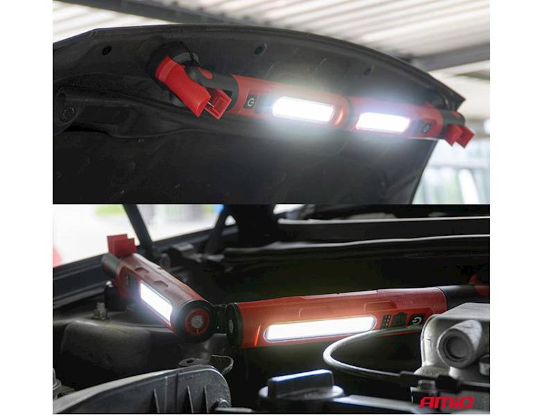 Lampa latarka inspekcyjna LED z magnesem AMIO