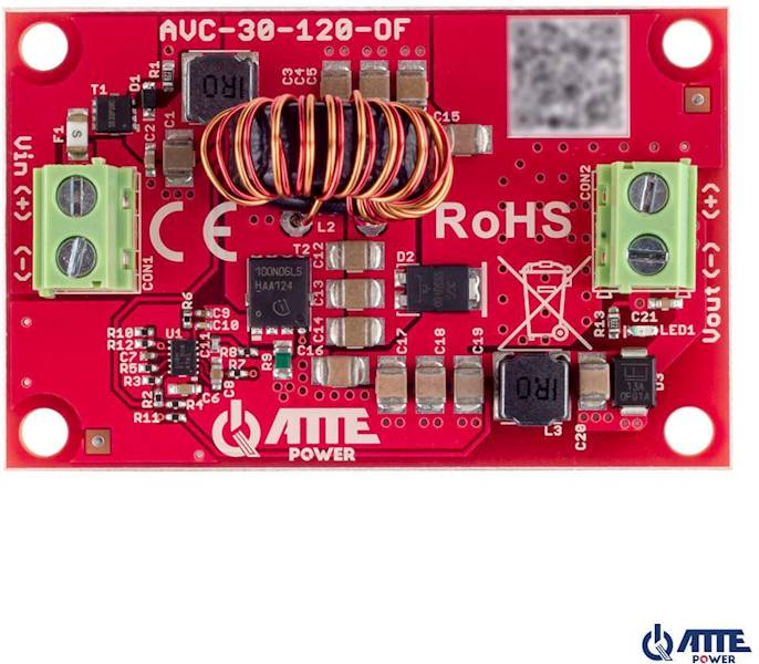 PRZETWORNICA ATTE DC/DC AVC-30-120-OF - 12V DC