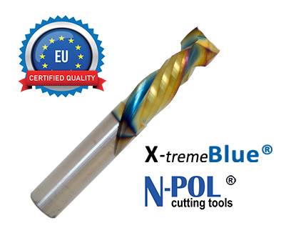 Frez VHM V802 D=6x25/65 Z=2+2 powłoka X-tremeBlue
