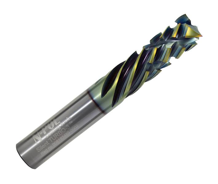 Frez VHM V809 D=10x35/80 Z=3+6 powłoka X-tremeBlue