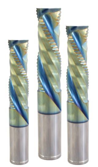 Frez VHM Nesting 10x35/80 Z=2+2 zgrubny, powłoka X-tremeBlue