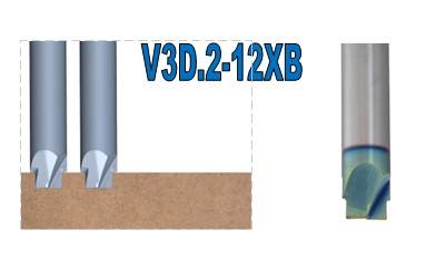 Frez VHM/SC Router V3D.2A-12.XB